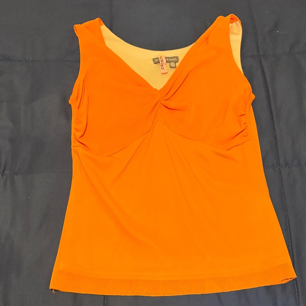 Vibrant Orange Tank Top